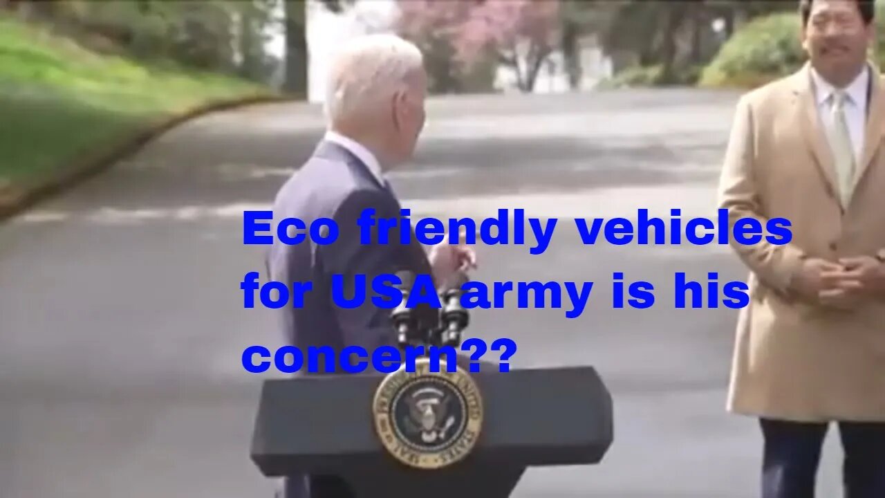 Biden vows to make all US military vehicles climate-friendly