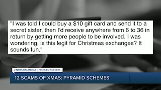 12 Scams of Christmas, Day 12: Pyramid Schemes