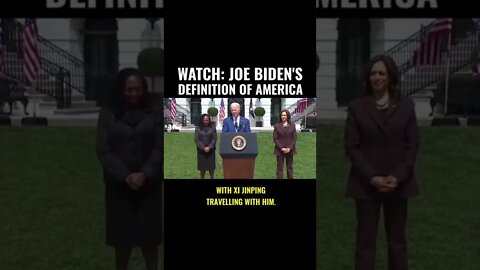 Joe Biden’s definition of America
