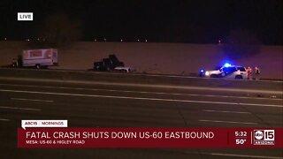 Deadly crash along US 60 near Higley Road