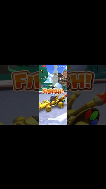 Mario Kart Tour - Gold Paintster Gameplay (Spring Tour 2023 Gift Reward Kart)