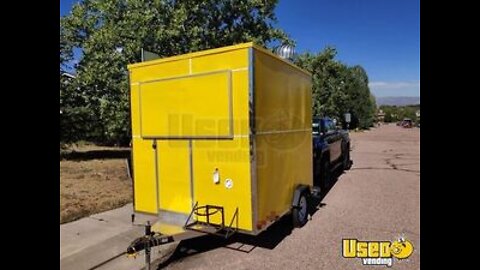 Like-New 2019-7' x 8' Kitchen Food Concession Trailer| Mobile Street Vending Trailer for Sale