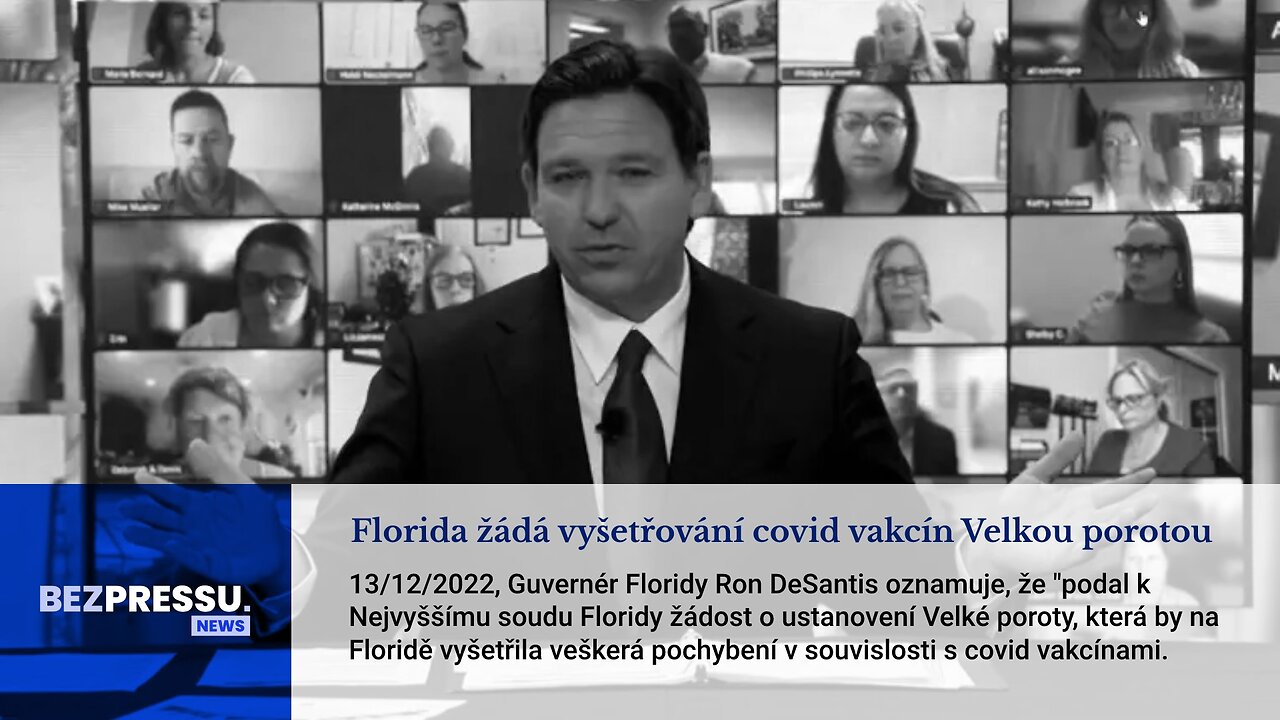 Florida žádá vyšetřování covid vakcín Velkou porotou