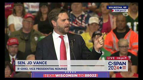 JD Vance Campaigns in Waukesha, Wisconsin