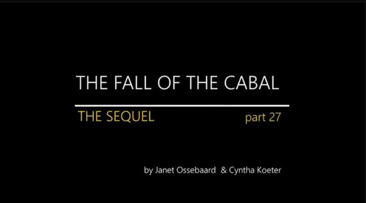 The Sequel to The Fall of The Cabal - Part 27- The World Economic Forum – The End of Homo Sapiens