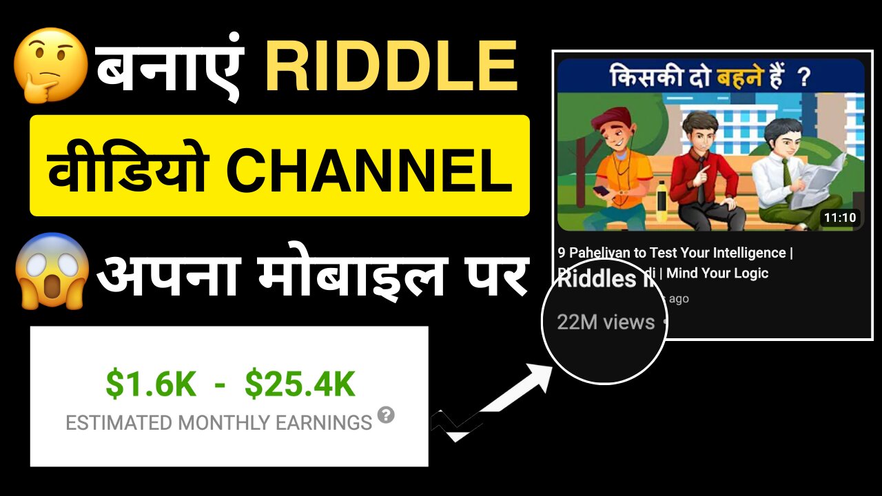 Riddle Videos Kaise Banayein Aur Mahine Mein $20,426 Kamayein