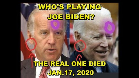 Joe Biden has been DEAD since Jan. 17, 2020 - Obituary was removed today to hide the truth