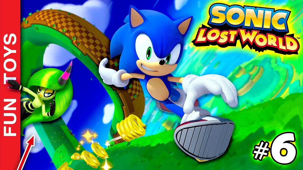 🔵 SONIC LOST WORLD #6 - Voamos como o RAY e depois Virei uma BOLA DE NEVE em outra fase! FOI IRADO!