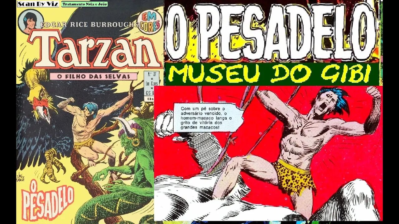 TAZAN FORMATINHO 37 O PESADELO #museudogibi #quadrinhos #comics #manga