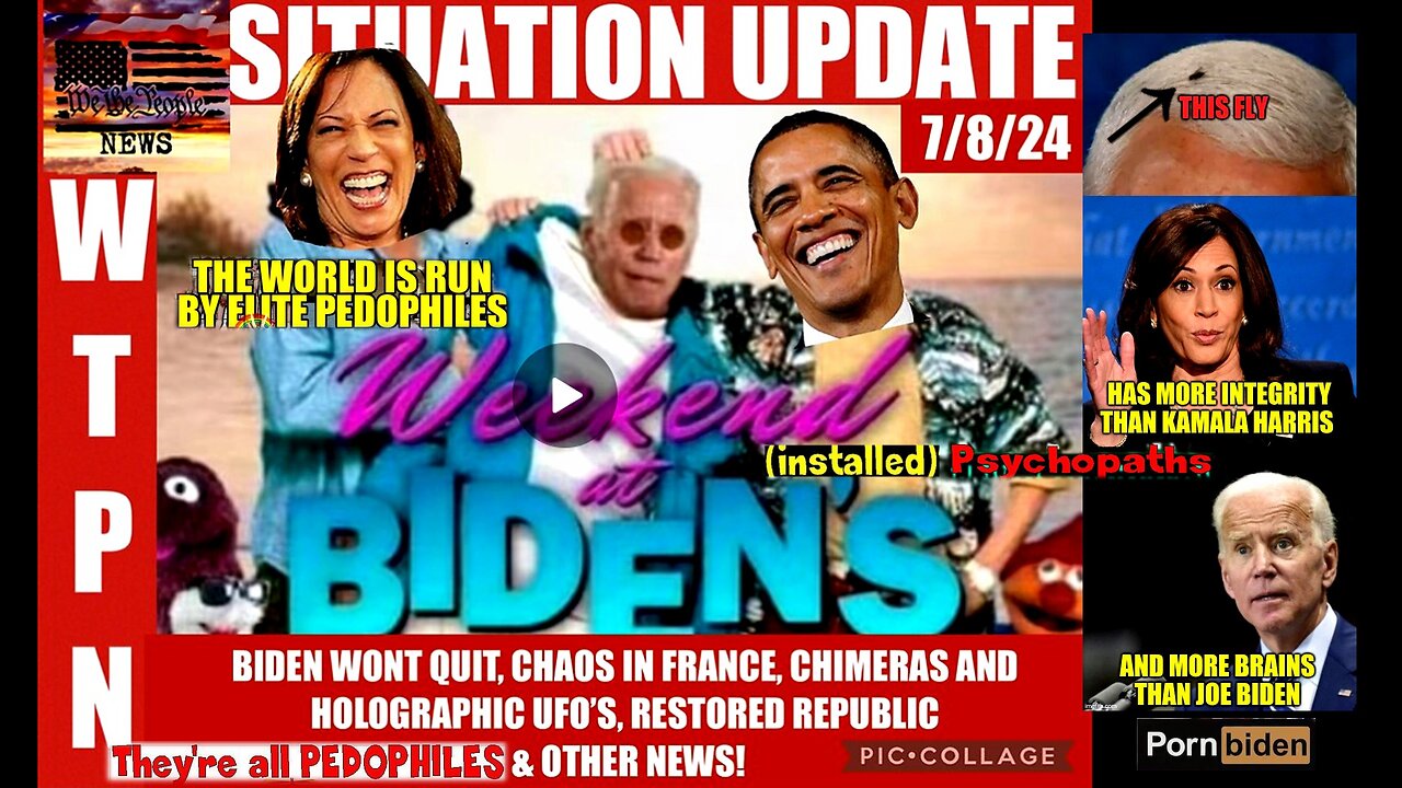 WTPN SITUATION UPDATE 7/8/25 “WEEKEND AT BIDEN’S” (related info and links in description)