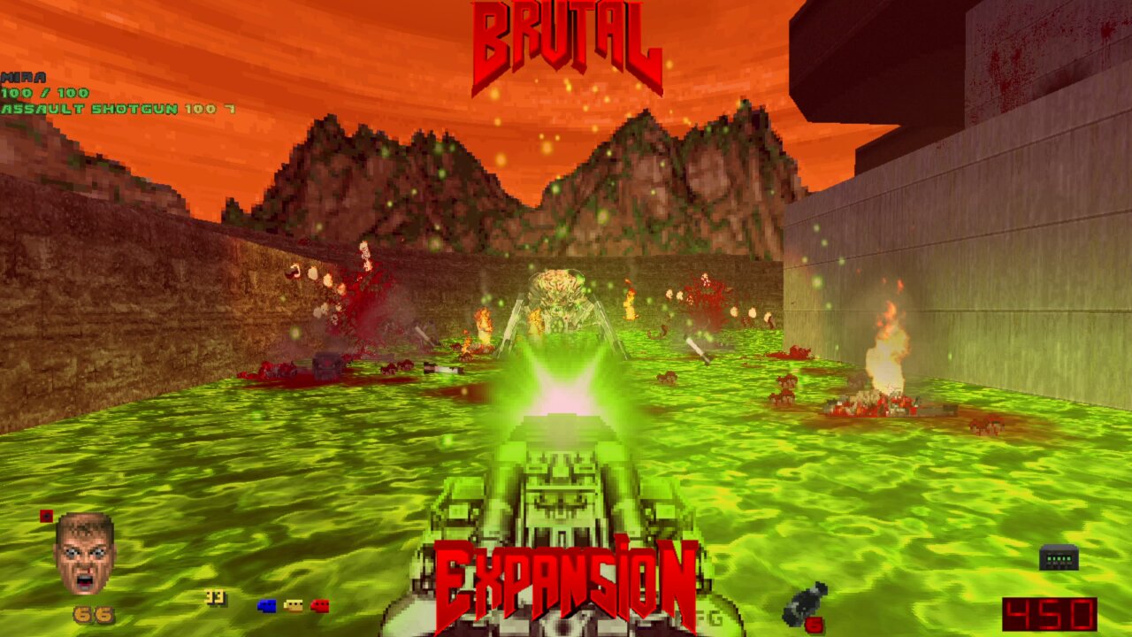 Brutal Doom v21.13.2 | The Darkening Episode 2 Map 12 | Online Co-op