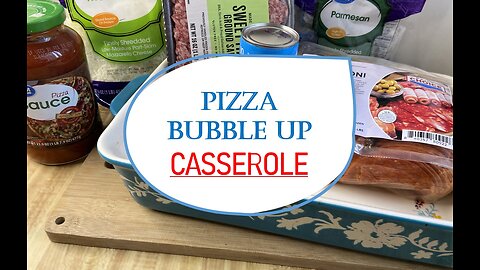 Pizza Bubble Up Casserole Bake