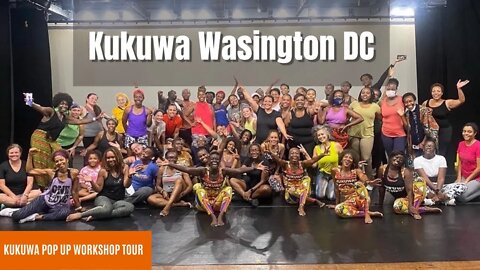 Kukuwa African Dance Fitness Washington DC Pop Up Workshop