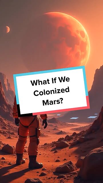 Imagine a thriving human colony on Mars!