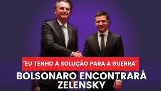 QUE ISSO! || Zelensky receberá Bolsonaro - "Eu tenho a solução para a guerra".