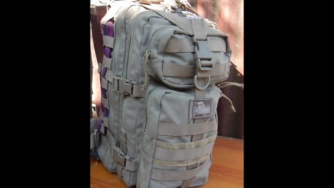Mon sac de survie en campagne. Tout le détail .