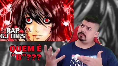 REACT Rap do Beyond Birthday (Death Note) - MELHOR QUE VOCÊ - GJ HITS - MELHOR DO MUNDO