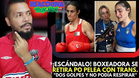 🚨Boxeadora Italiana Ángela Carini se retira de pelea contra Imane Khelif porque NO aguantó la mano