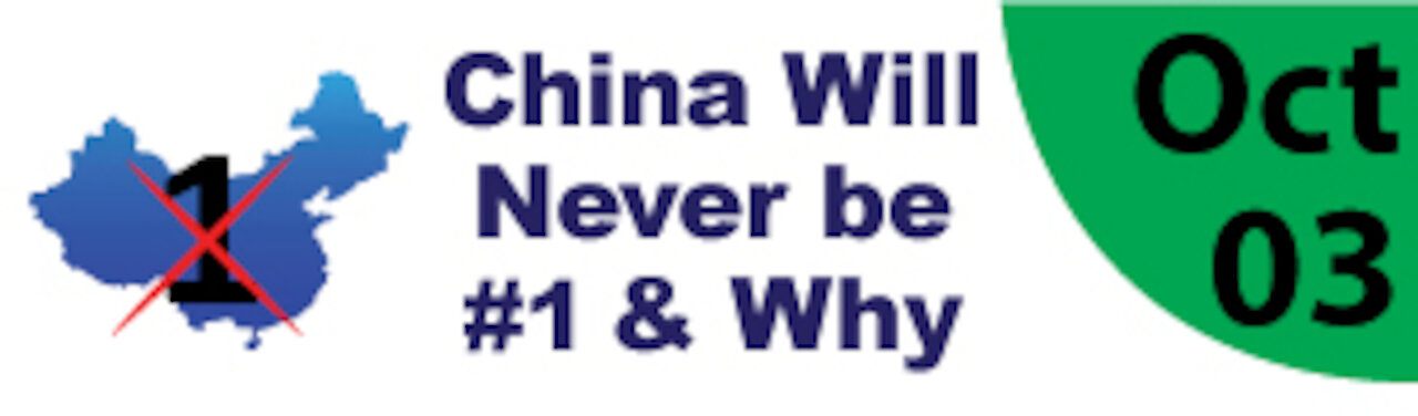 China Will Never Be #1 & Why with Alfred J Tuchfarber PhD