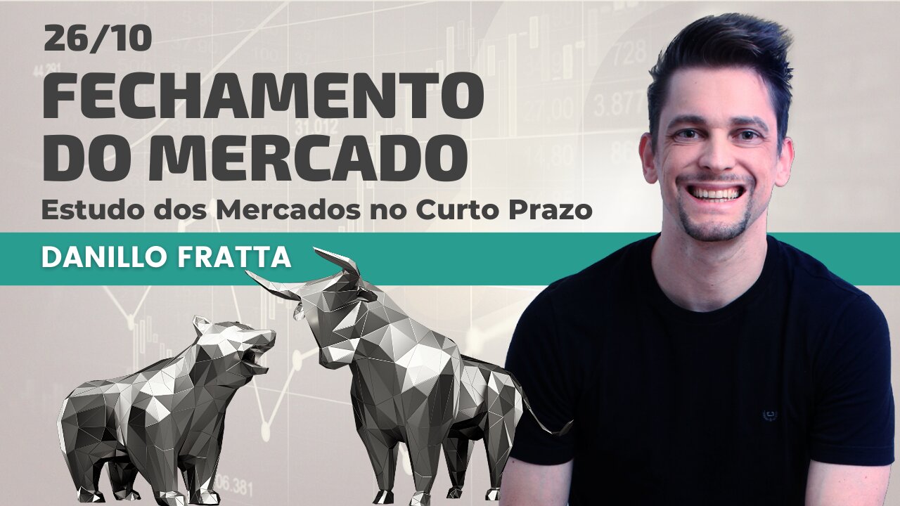 26/10/22 - Forte QUEDA no mercado do Brasil. Dólar pivô de alta e Petróleo +3,20% pivô de alta.