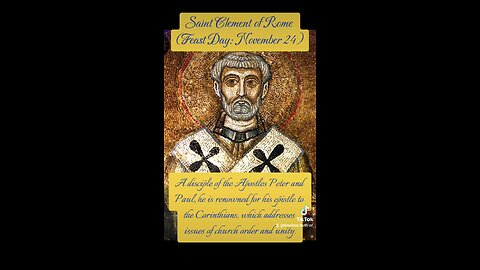 Saint Clement of Rome – Pillar of the Early Church