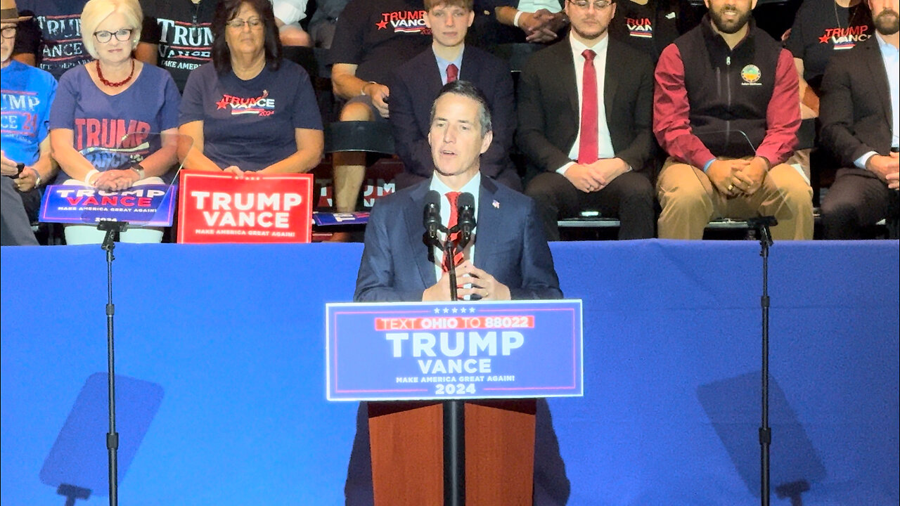 Senate Candidate Bernie Moreno Speaks at Hometown Rally with JD Vance in Middletown, Ohio