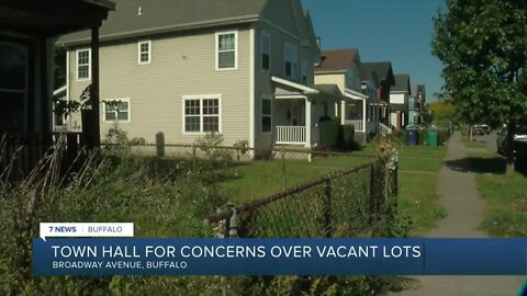 Town hall scheduled in East Buffalo over vacant lot concerns