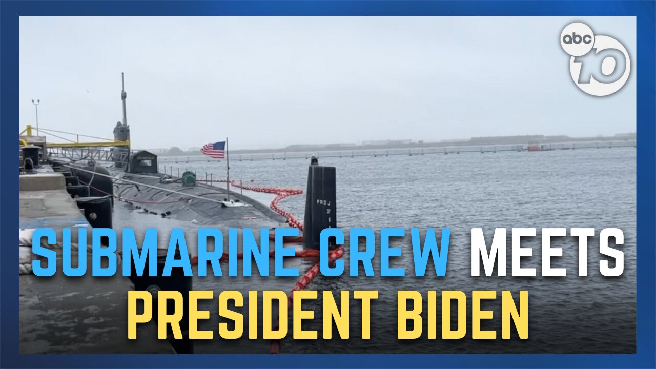 These are the sailors behind the submarines President Biden visited at Naval Base Point Loma