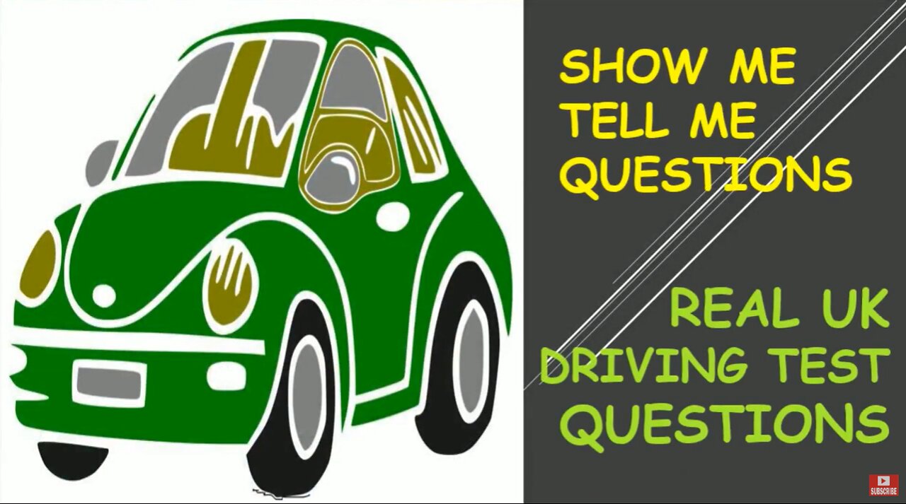 Show Me Tell Me Questions & Answers for the UK Driving Test. Tips to help you pass first time