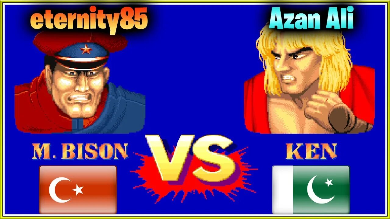 Street Fighter II': Champion Edition (eternity85 Vs. Azan Ali) [Turkey Vs. Pakistan]