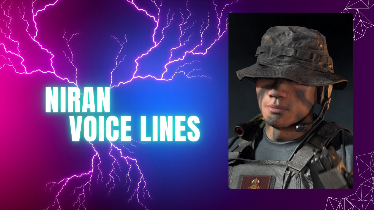 Niran Voice Lines Black Ops 6