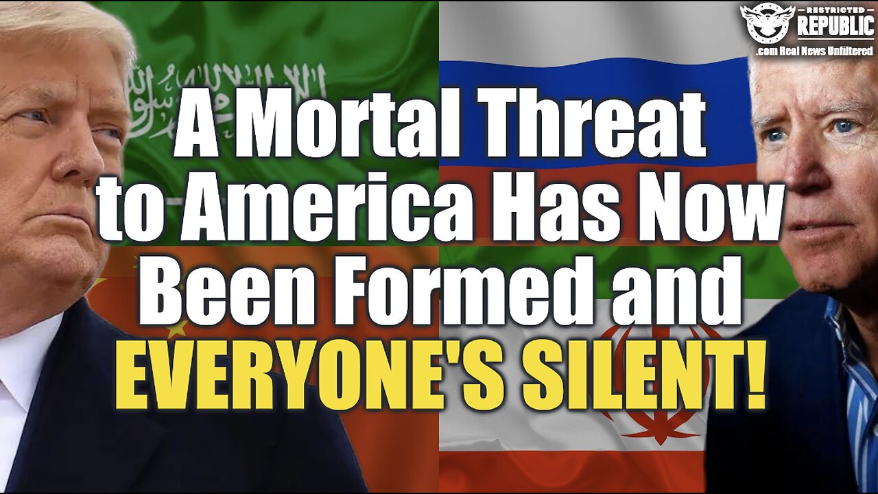 Mortal Threat To America Has Now Been Formed and EVERYONE'S SILENT!