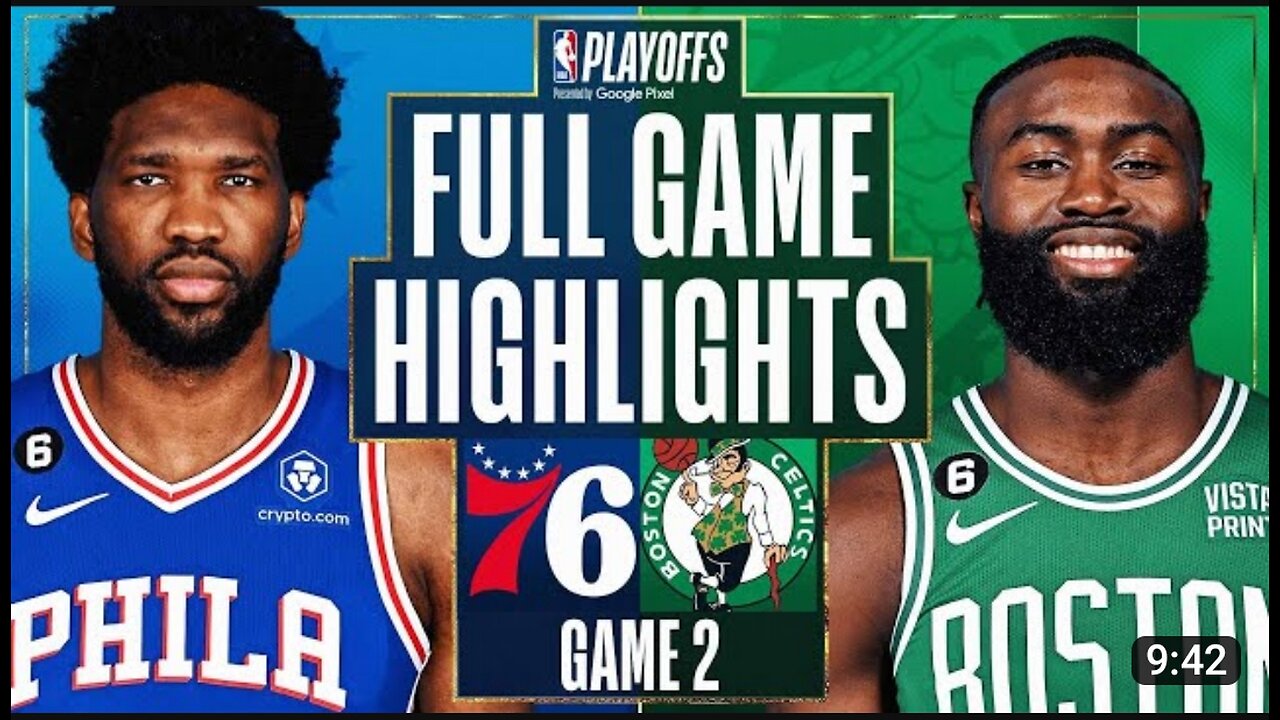 #3 76ERS at #2 CELTICS | FULL GAME 2 HIGHLIGHTS | May 3, 2023