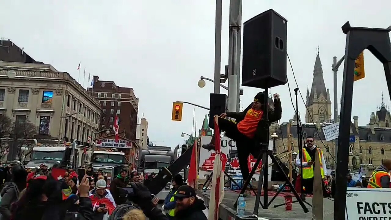 Canadians want FREEDOM and LOVE, this is a peaceful assembly.