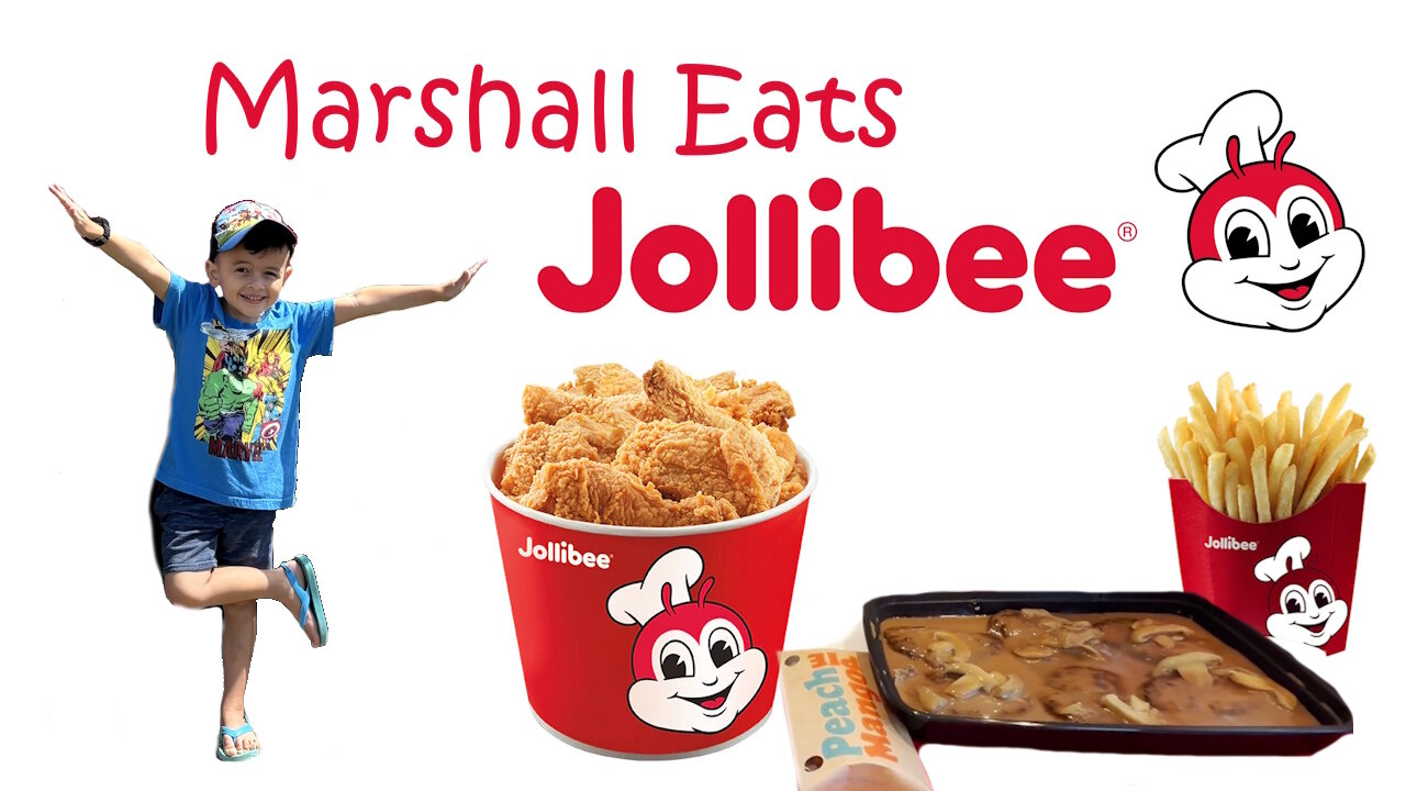 Marshall Eats Jolibee - Filipino Fast Food!