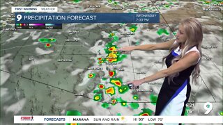 Increasing showers headed our way