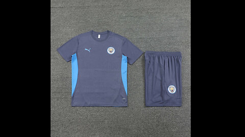 👉🏻⚽️ 2024/25 Manchester City Adult Grey Short Sleeve Training Kit
