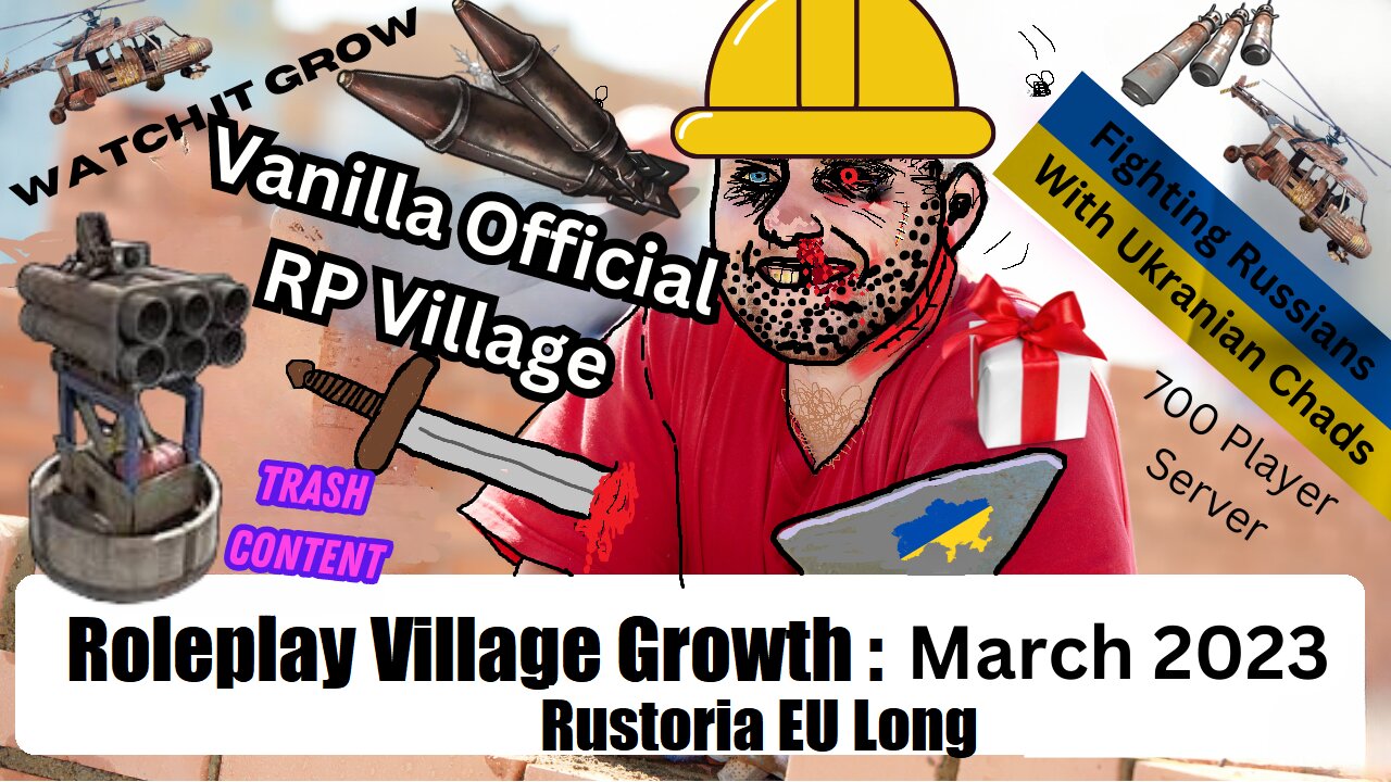 Watch A Roleplay Village Grow Rustoria EU Long vanilla Rust Server