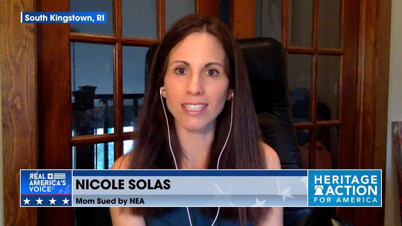 Nicole Solas tried to find out what's being taught to her daughter, but got sued by NEA instead