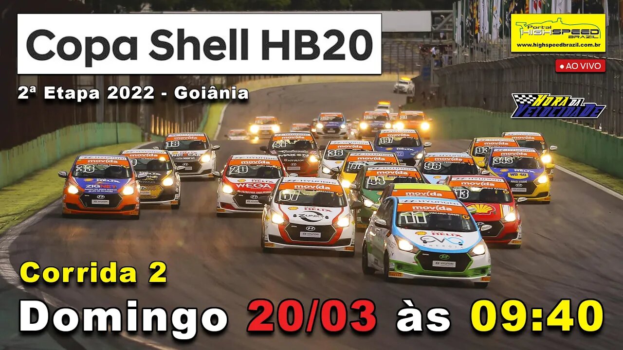 COPA SHELL HB20 | Corrida 2 - 2ª Etapa 2022 | Ao Vivo