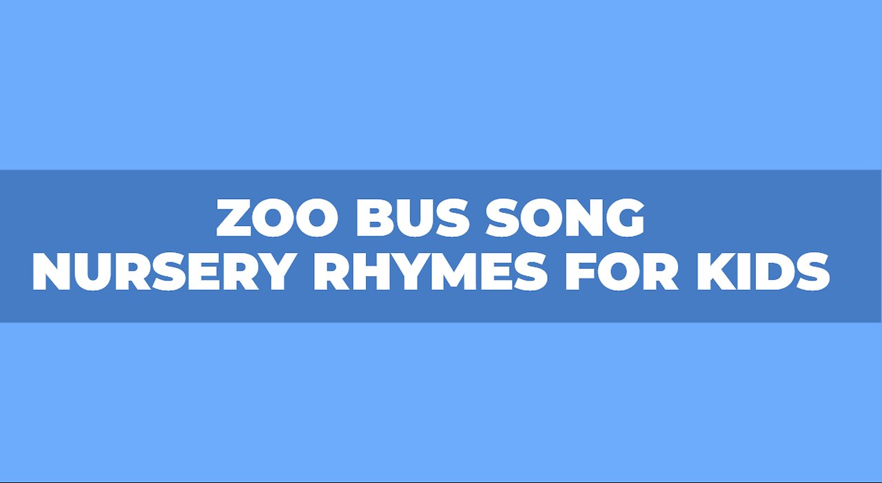 The Zoo Bus Song Wheels On The Bus Go Round-Nursery Rhymes for Kids