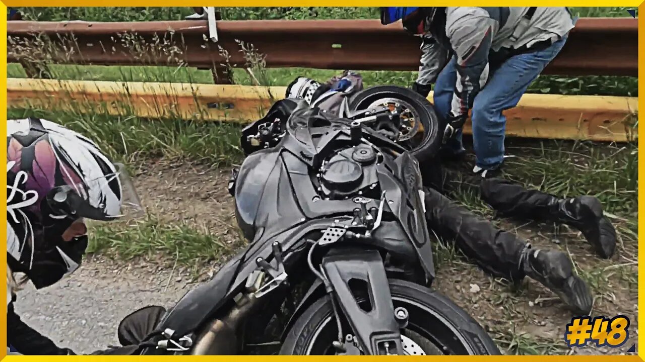 HIGH SPEED CRASH | BIKE, MOTORCYCLE CRASHES & CLOSE CALLS 2022 [Ep.#48]