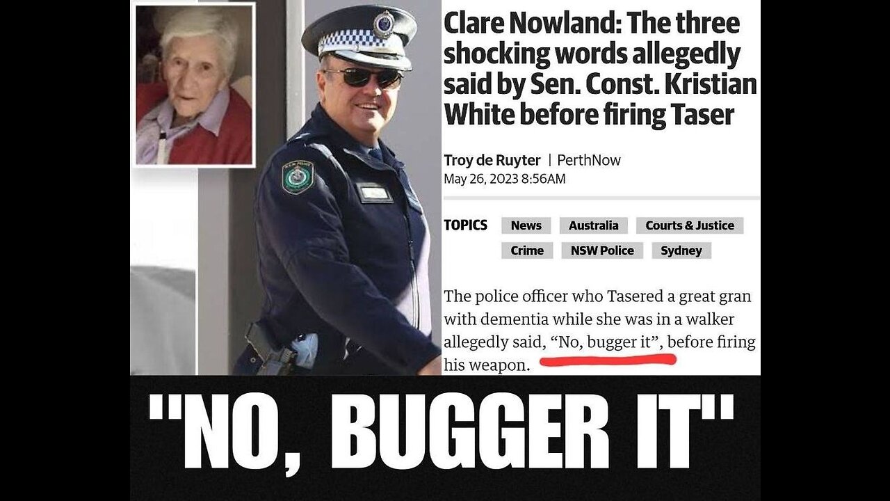 WTF 109 - NSW Police rectify their mistake in tasering 97 year old grandmother.