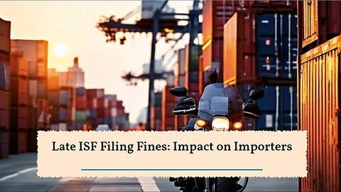 Avoid ISF Late Filing Fines: Protecting Your Finances and Supply Chain