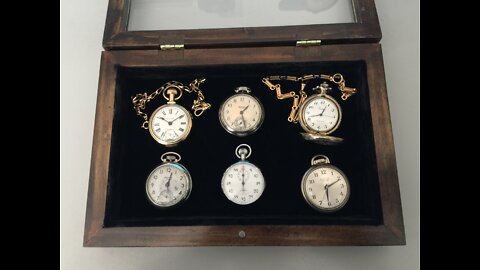 Pocket Watch Display Case