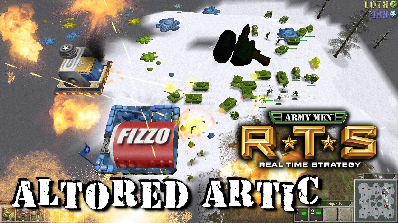 Army Men RTS - MULTIPLAYER - 3 - The Battle of Altored Artic (Hard Difficulty)