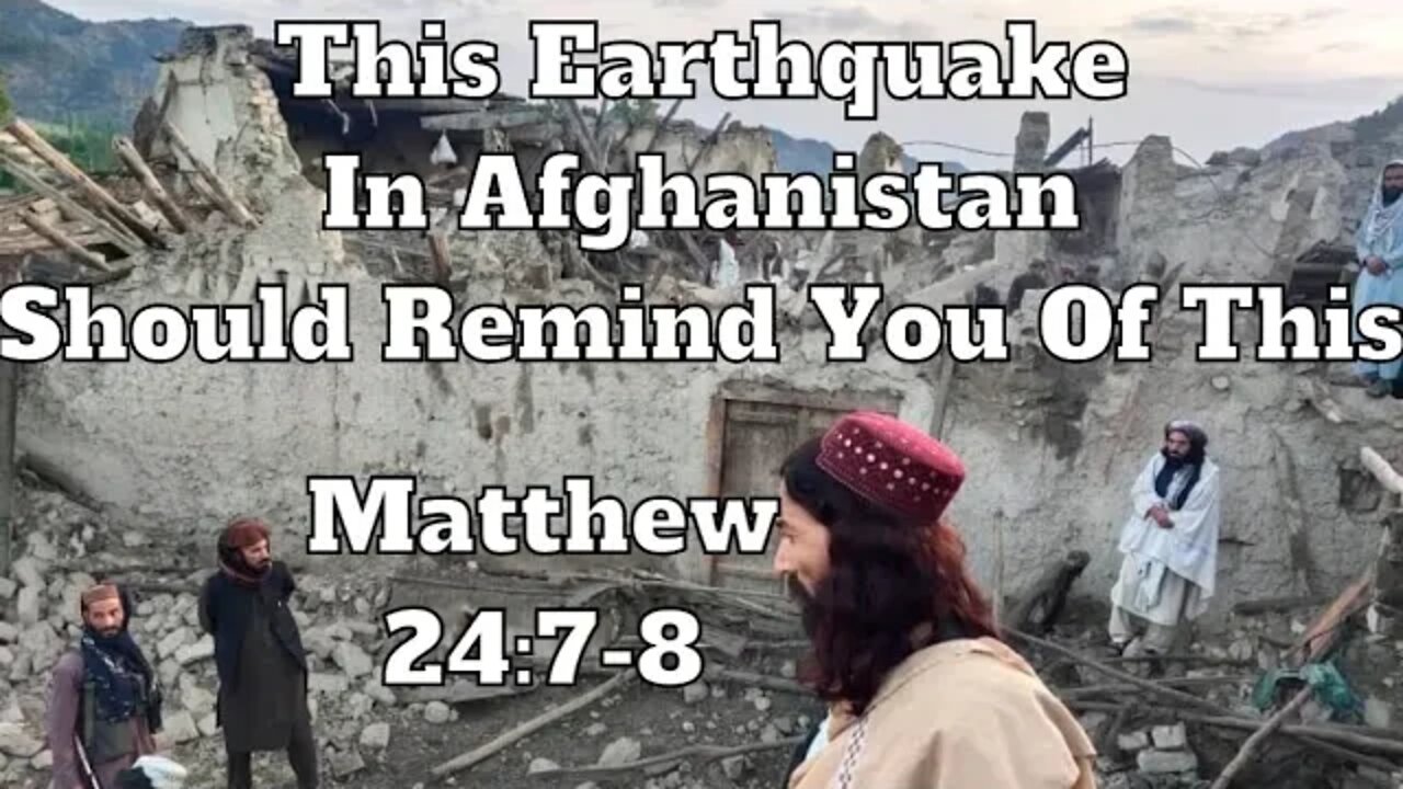 Earthquake In Afghanistan Should Remind You Of This