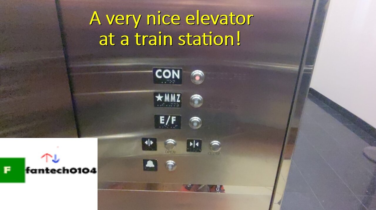 Hydraulic Elevator @ Secaucus Junction NJ Transit Station (Tracks E & F) - Secaucus, New Jersey