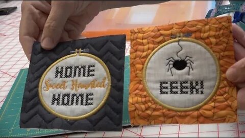 Video #4 Candy Corn Quilt Shoppe, Two Designs/One Hoop, Learn to Color Sort and Save Thread Changes!