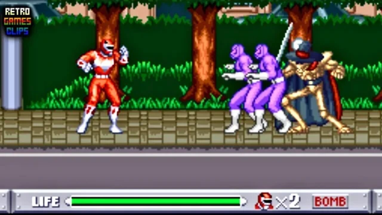 SUPER NINTENDO - Power Rangers Mighty Morphin 60 FPS. #gameplay #snes